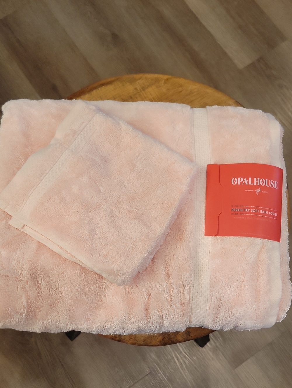 NWT Opalhouse Pink Peach Towel Handcloth Set